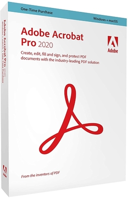 جعبه خرده فروشی Adobe Acrobat Pro 2020